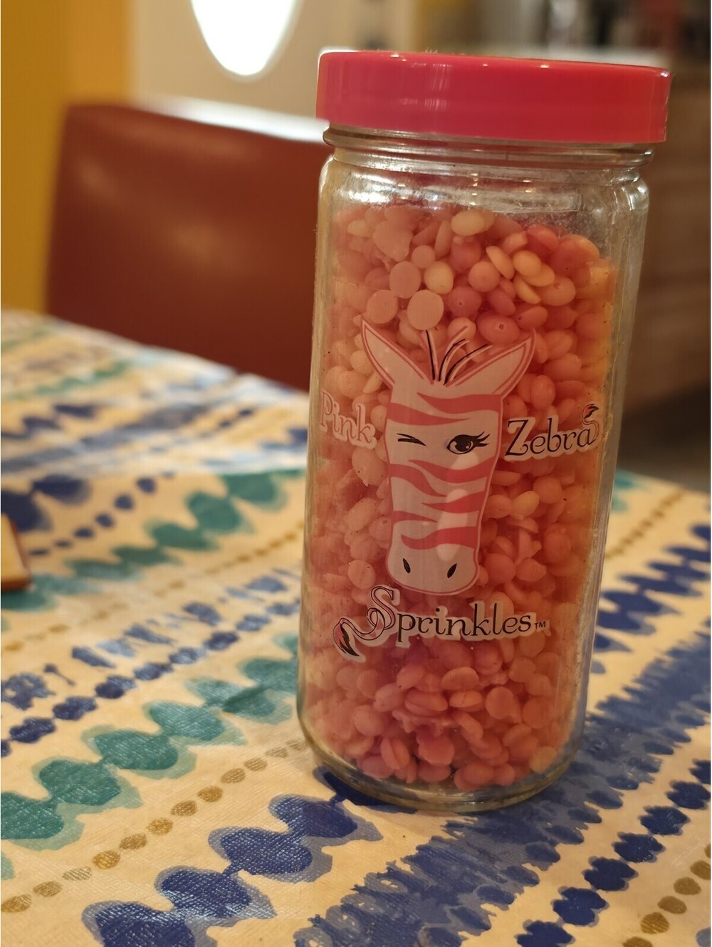Pink Zebra Sprinkles 3.75 Oz. Jar Martini Sparkle